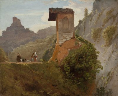 Sketch for the Chapel of the Virgin at Subiaco, 1830 by Samuel Finley Breese Morse